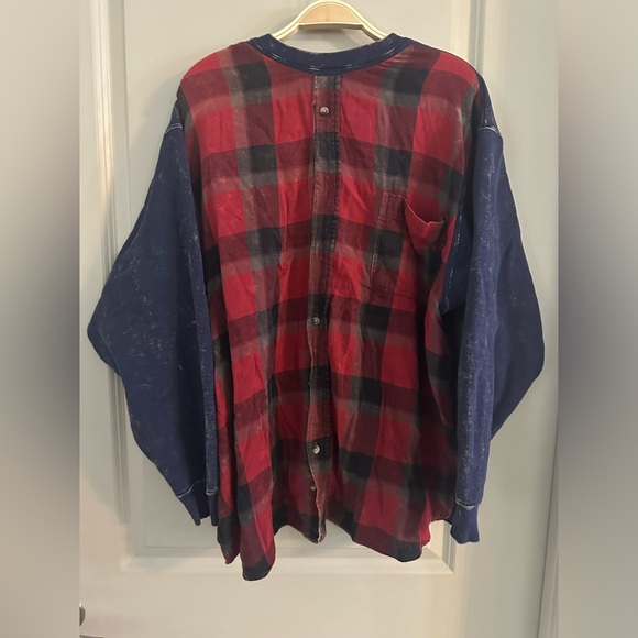 Uniquely HandMade One Of A Kind Vintage Piece Furst Of A Kind ILLINOIS Sweatshir - Picture 7 of 12